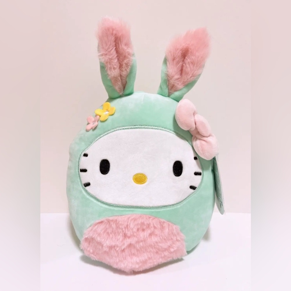 Squishmallows Sanrio Easter 8″ Hello Kitty Bunny